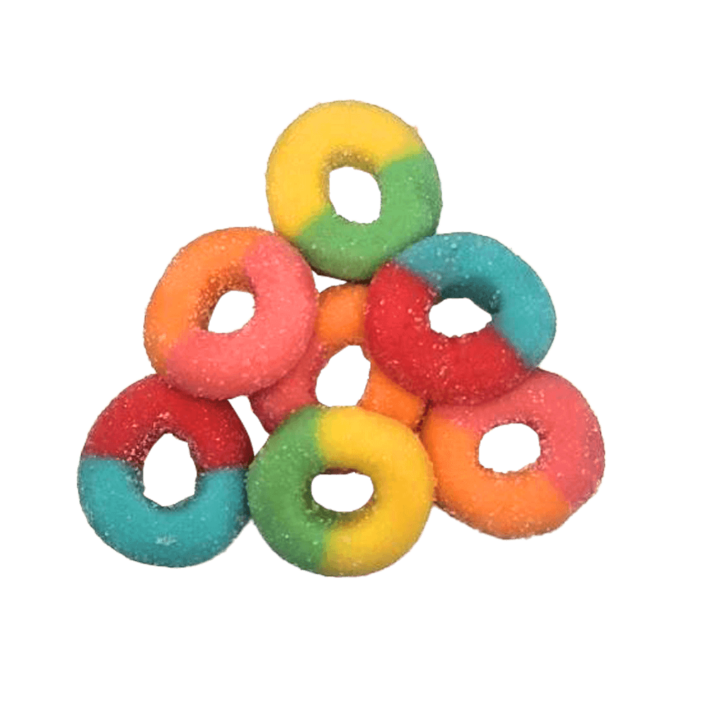 ST-50MG Delta 8 THC Gummy Rings dif colors